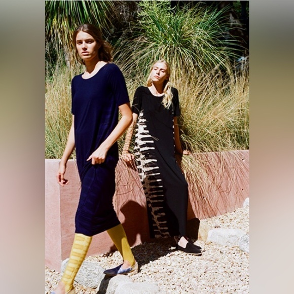 RAQUEL ALLEGRA
COLUMN Maxi DRESS BLACK EARTH 2 - Picture 3 of 7